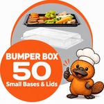Platterplus 50 Small Platter Bases & 5o Small Lids - Bumper Box 