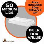 50 Medium Platter Lids (390mm x 270mm)- For use with Platterplus Medium Platter Bases