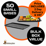 50 Small Buffet Platter Bases (340mm x 250mm) -for use with Small Platter Lids